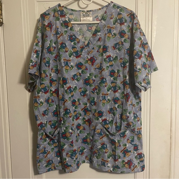 Crest Scrub with 2 pockets. Xl - Picture 7 of 7